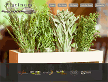 Tablet Screenshot of platinumdininggroup.com